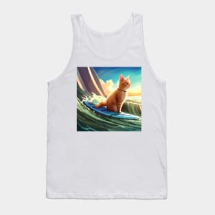 Surfin' Cat Tank Top